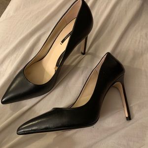 Black Zara high heels